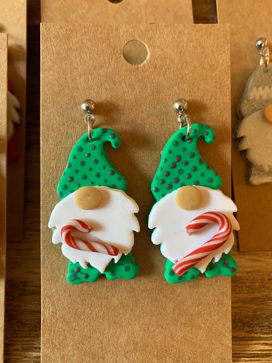 Holiday Gnome Dangle Earrings