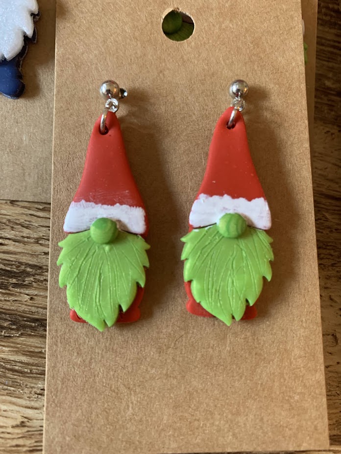 Holiday Gnome Dangle Earrings