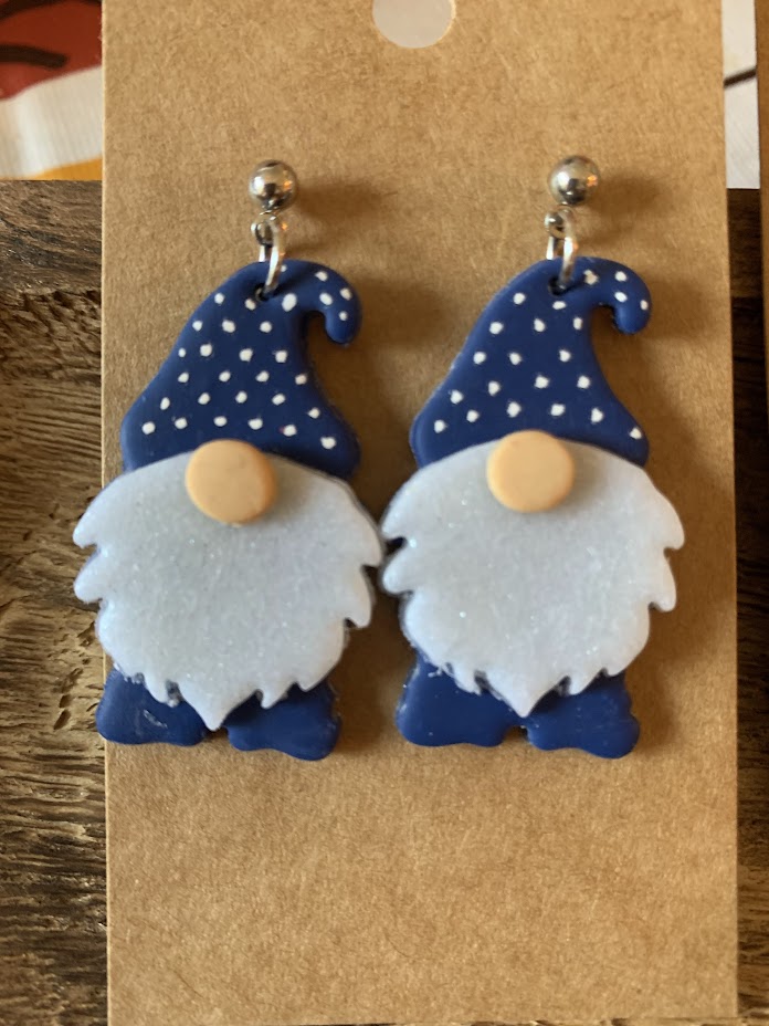 Holiday Gnome Dangle Earrings