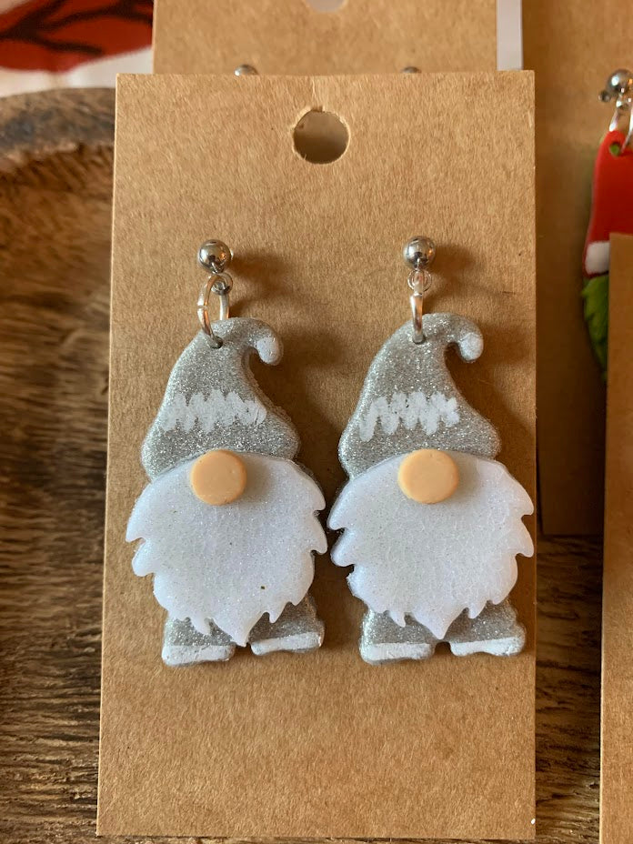 Holiday Gnome Dangle Earrings