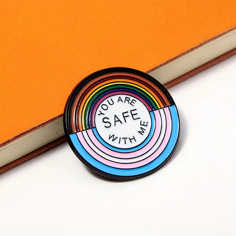 Safe With Me Pin