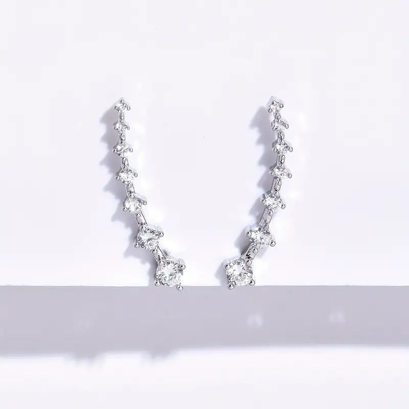 Rhinestone Ear Climbers