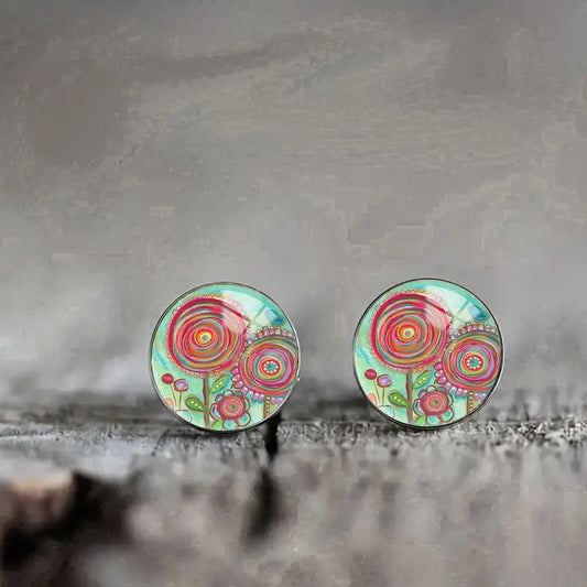 Blossoming Art Stud Earring