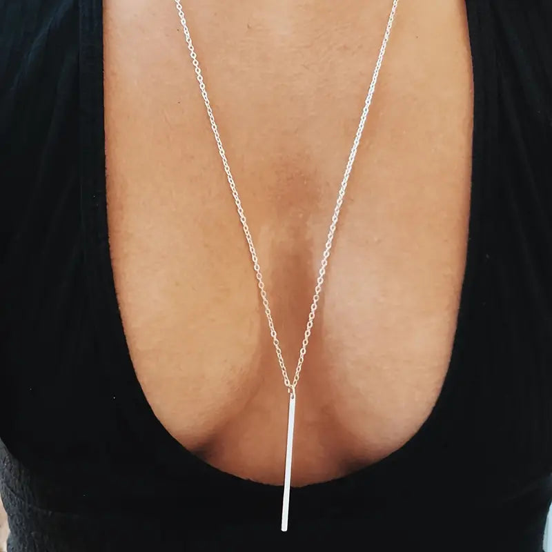 Long Bar Necklace