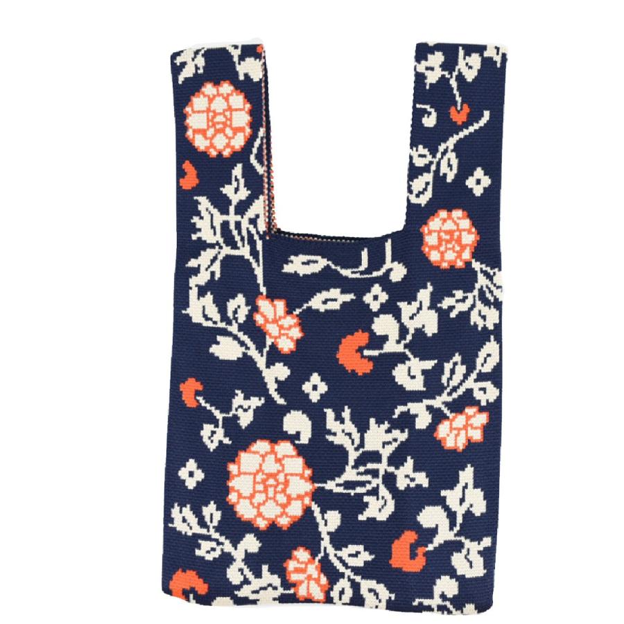 Floral Knit Handbag