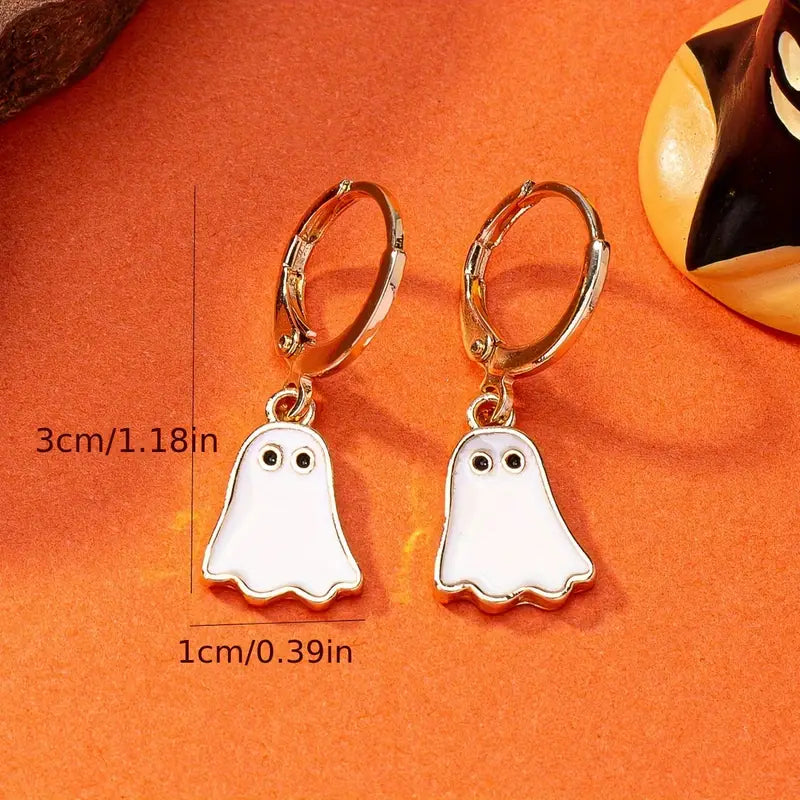 Mini Ghost Dangle Earrings