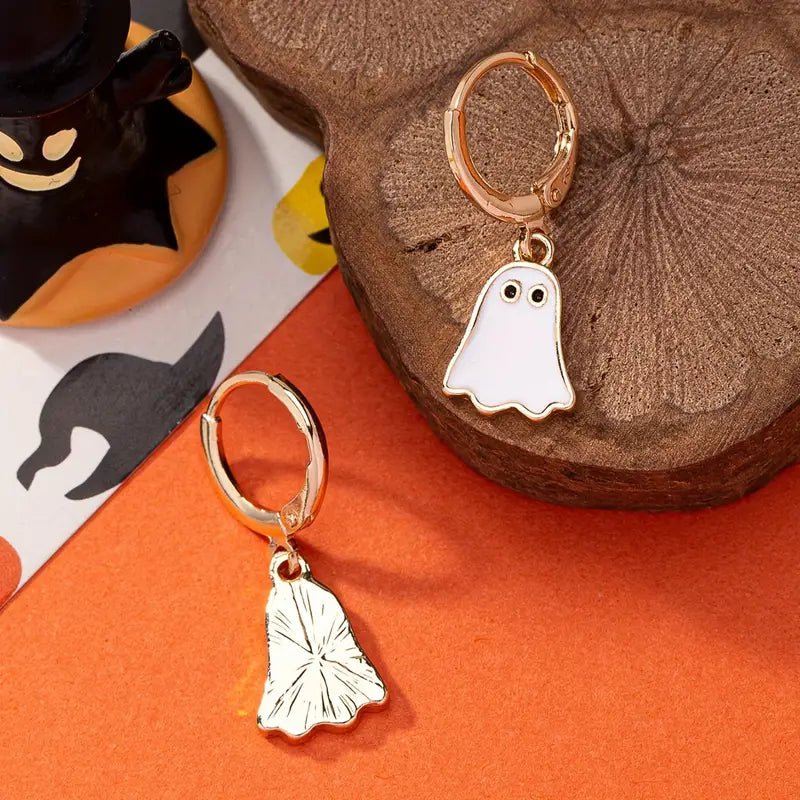 Mini Ghost Dangle Earrings