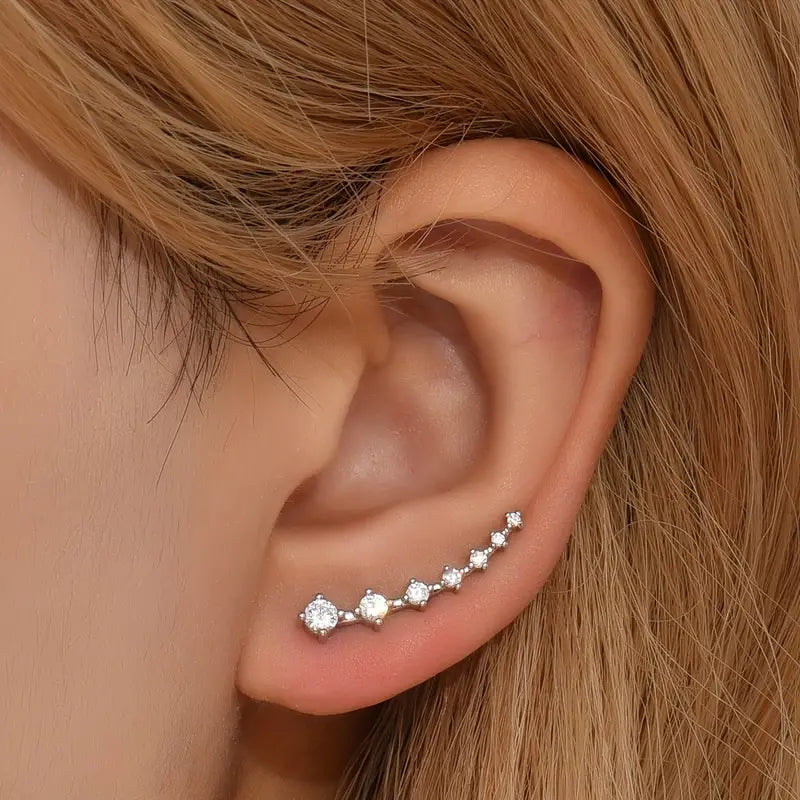 Rhinestone Ear Climbers