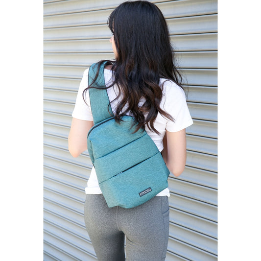 Teal FITKICKS Latitude Sling Bag