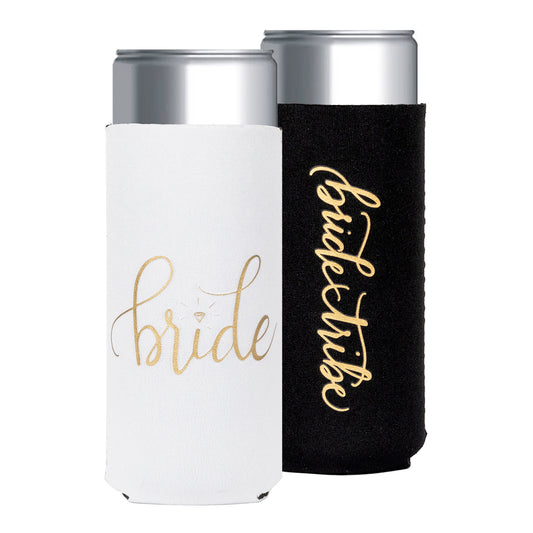 Bride Slim Skinny Can Coolers/Drink Sleeves