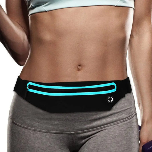 Running Belt With Headphone Opening