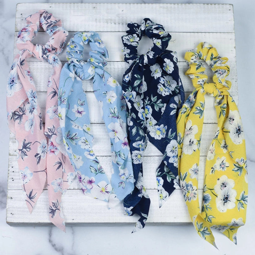 Sweet Floral Hair Scarf