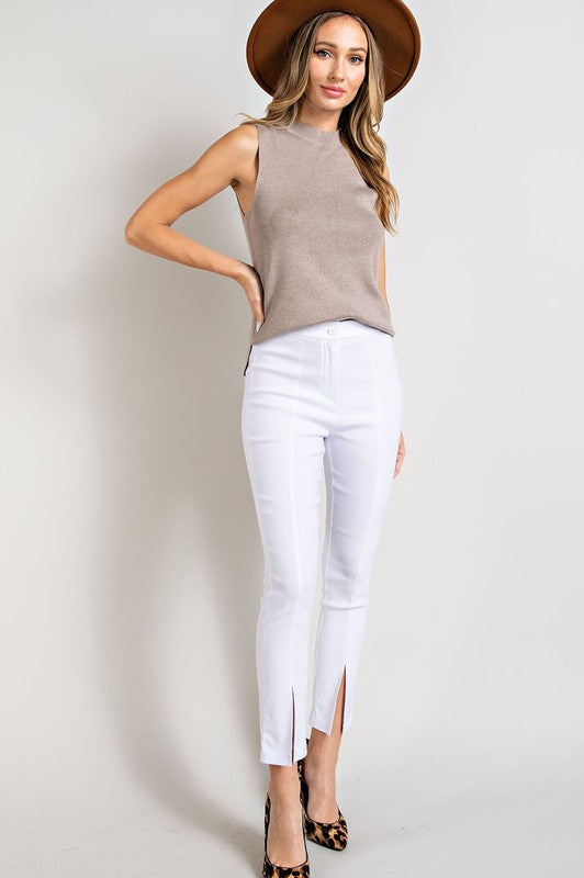 Slim Fit Cropped 4-Season Pants