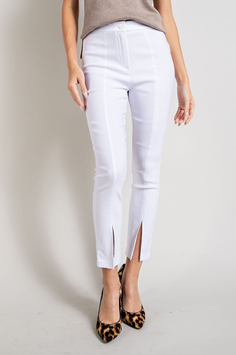 Slim Fit Cropped 4-Season Pants