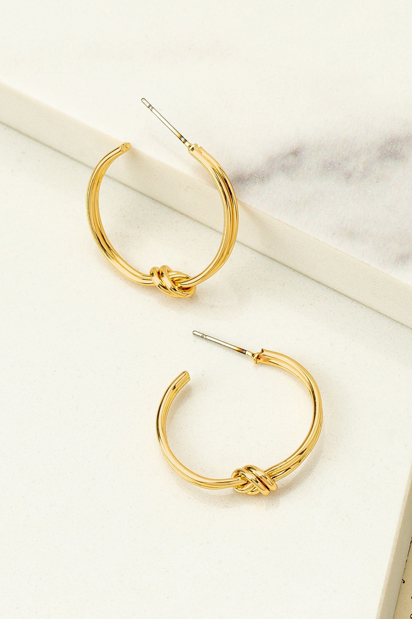 The Love Knot Hoop Earrings