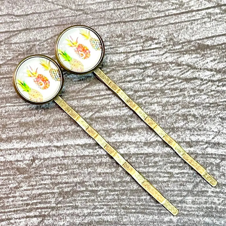 Pineapple Bobby Pins