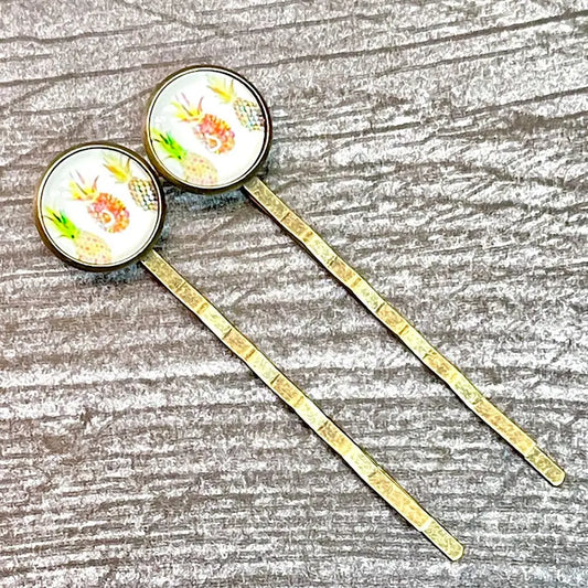 Pineapple Bobby Pins