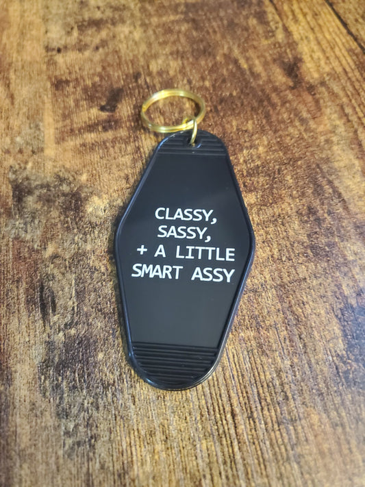 Classy & Sassy Vintage Hotel Keychain