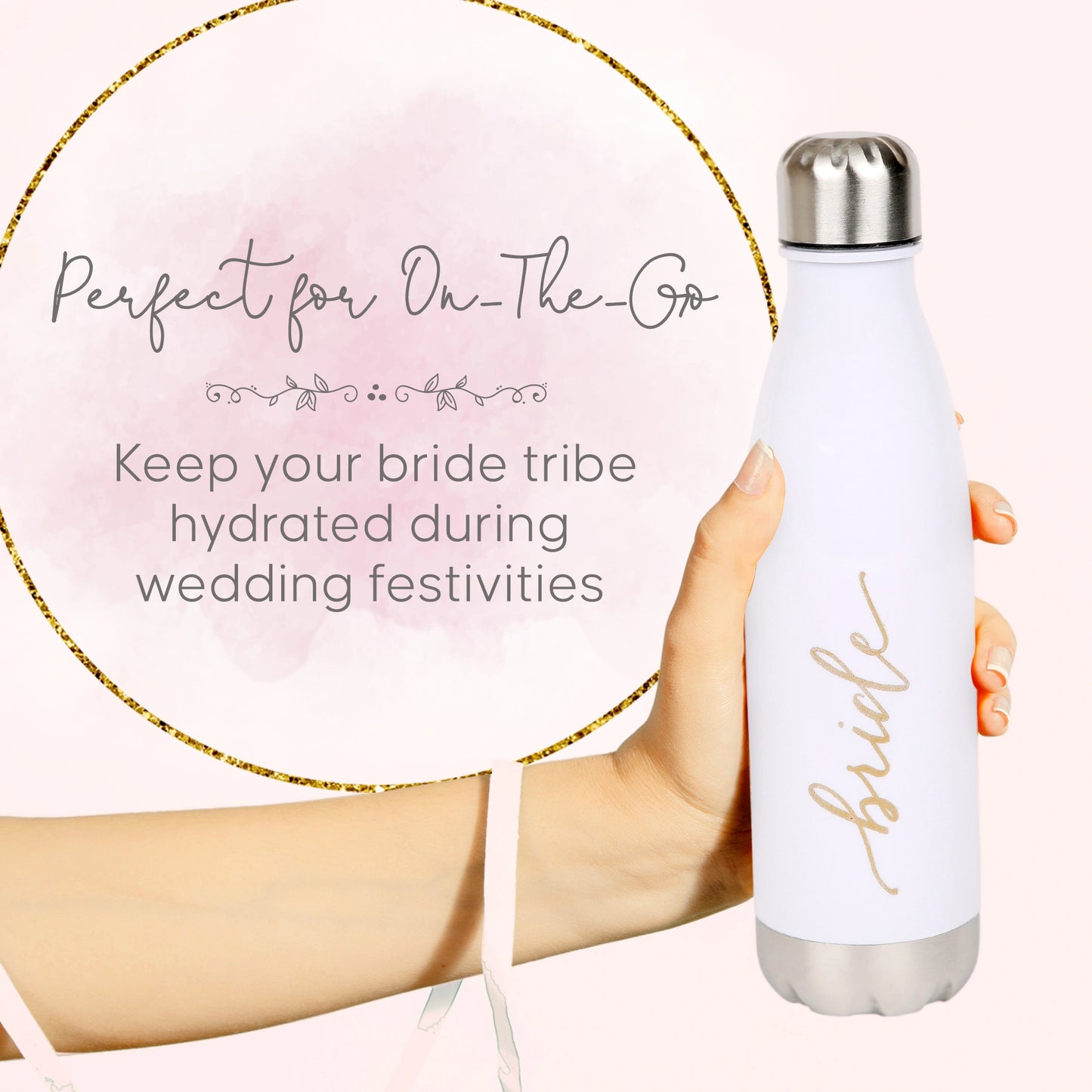 White Bride Water Bottle