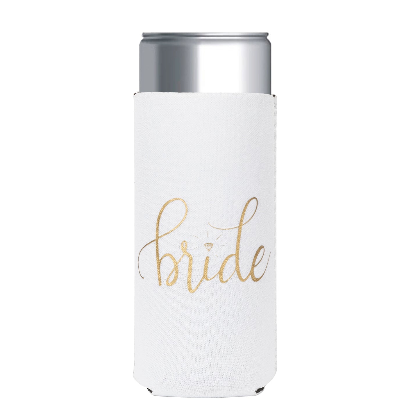 Bride Slim Skinny Can Coolers/Drink Sleeves