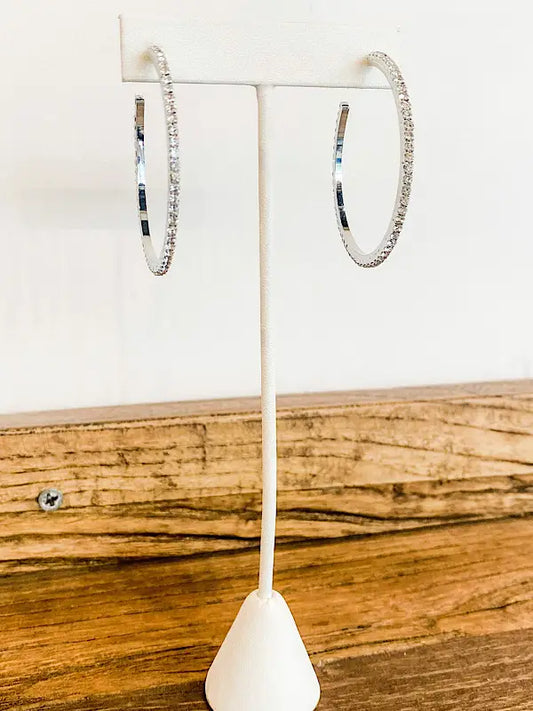 Showstopper Earrings in Silver