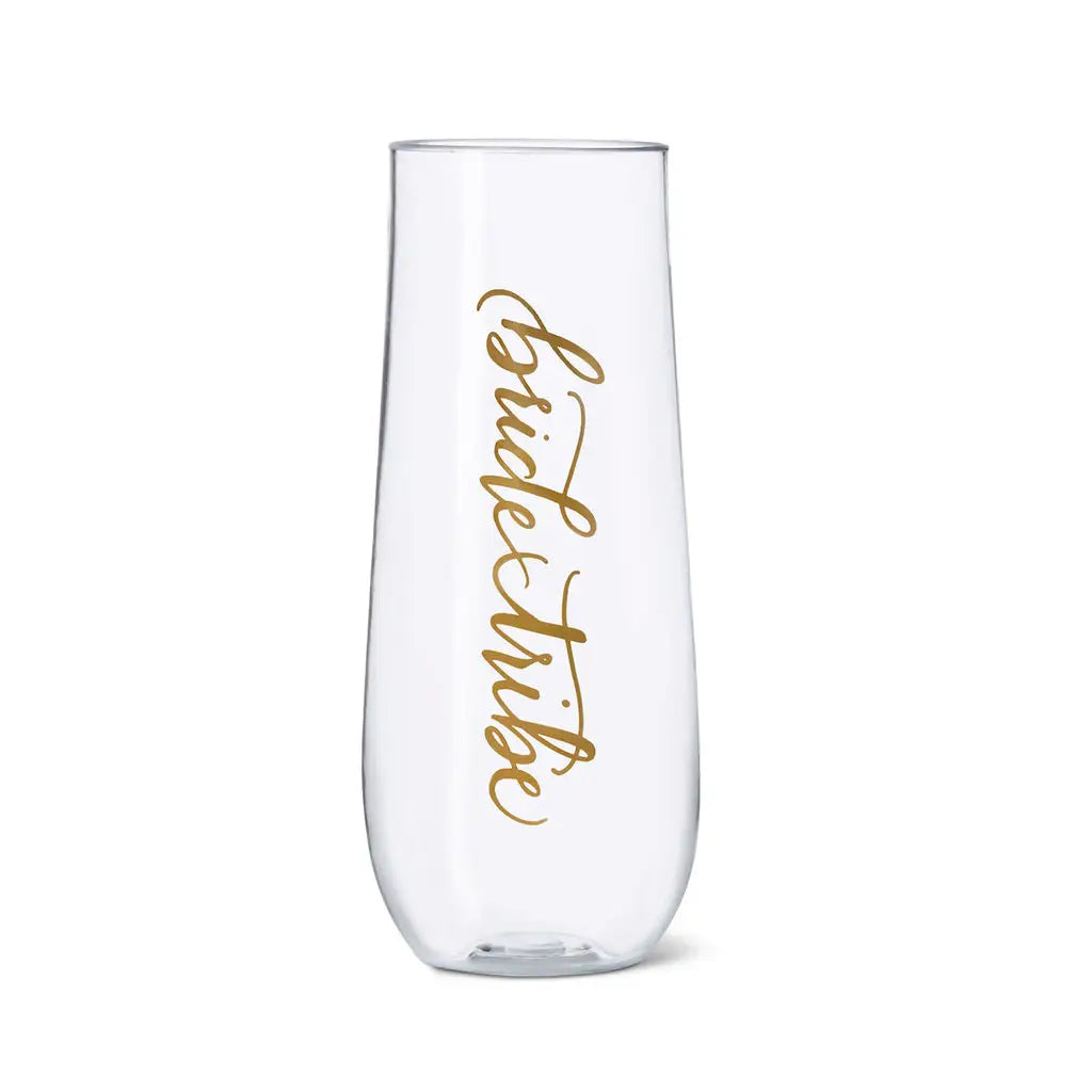 Bridal Durable Plastic Stemless Champagne Glass