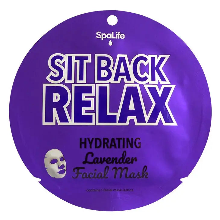 Sit back and Relax Hydrating Lavender Facial Mask