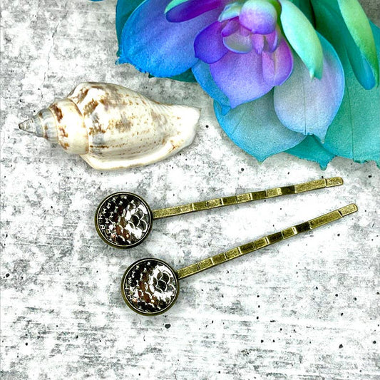 Pewter Mermaid Bobby Pins