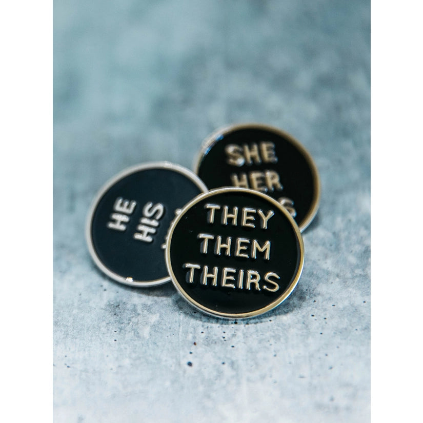 LGBTQ+ Pronoun Pins