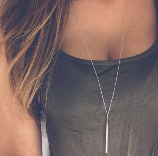 Long Bar Necklace