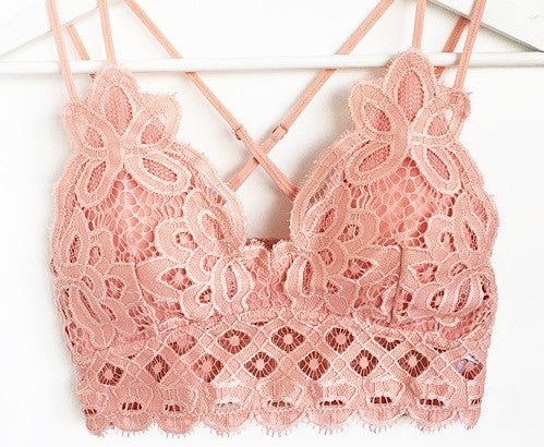 Curvy Crochet Lace Bralette