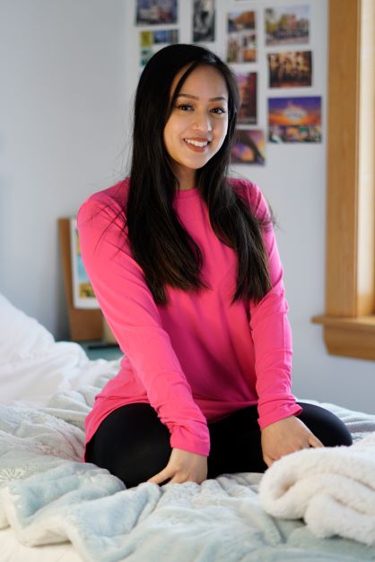 Hot Pink Long Sleeve Top