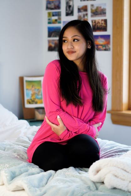 Hot Pink Long Sleeve Top