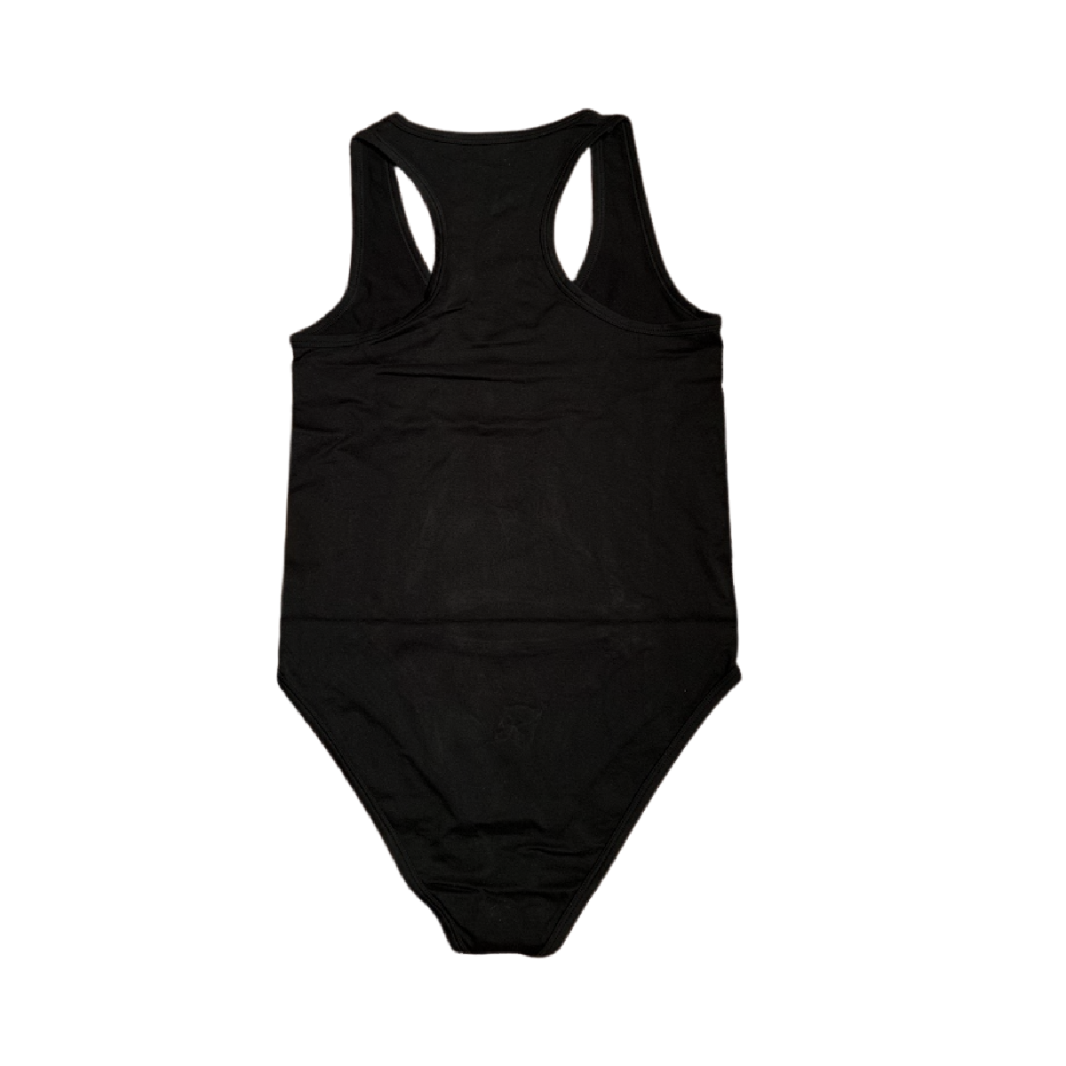 Black Seamless Racer Back Tank Bodysuit