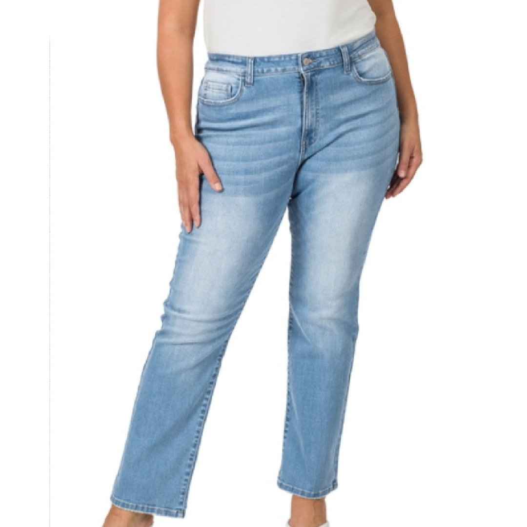 Curvy Straight Leg Jeans