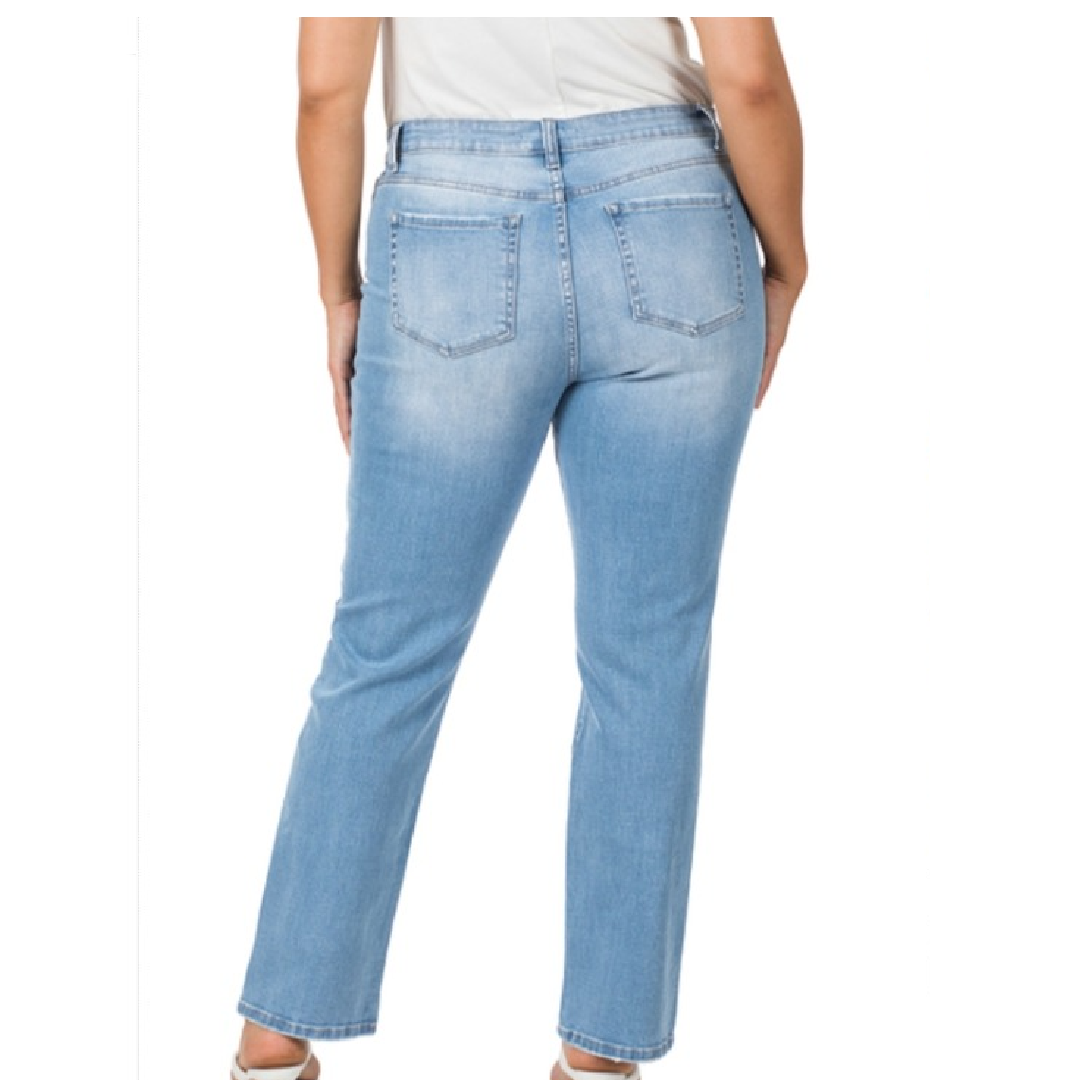 Curvy Straight Leg Jeans