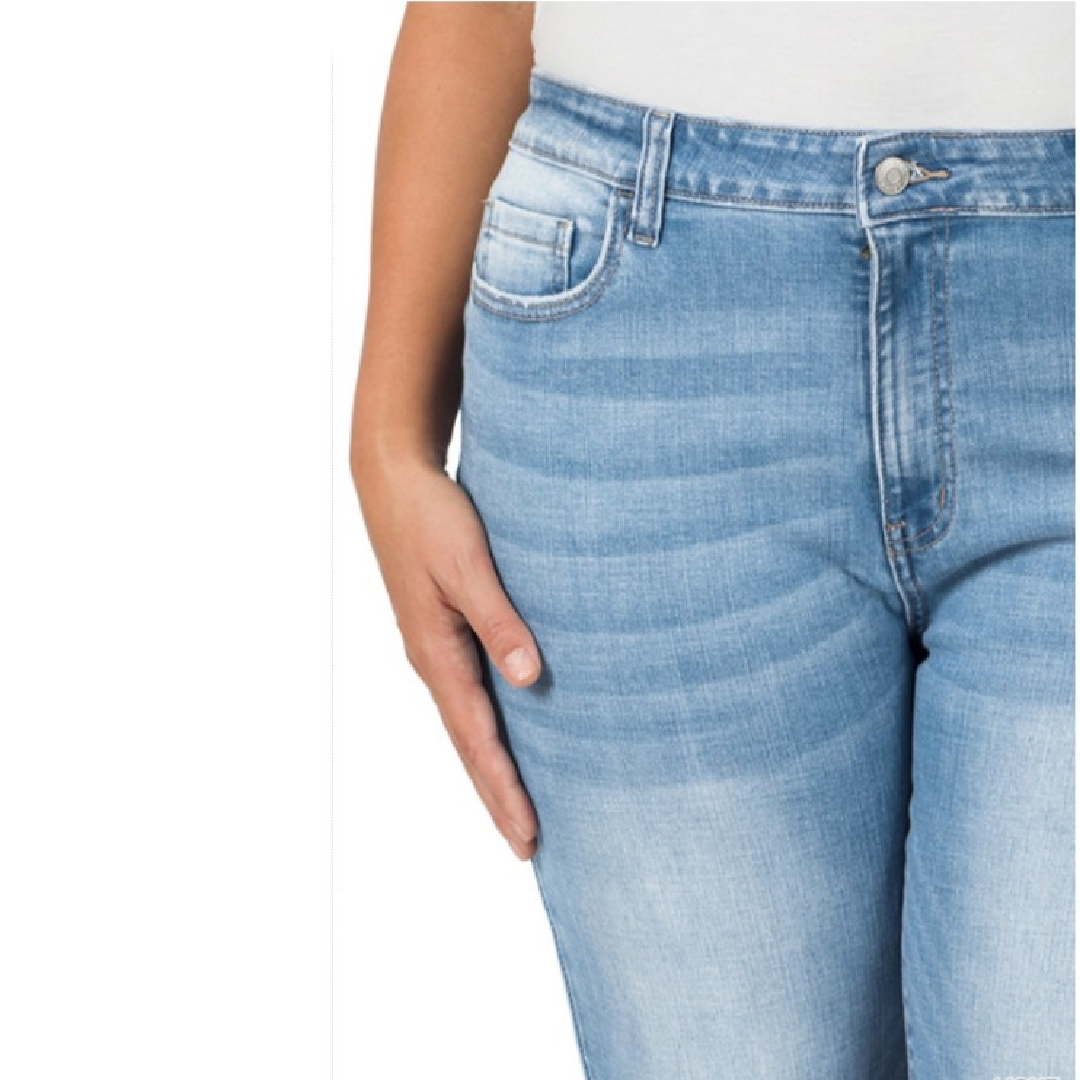 Curvy Straight Leg Jeans