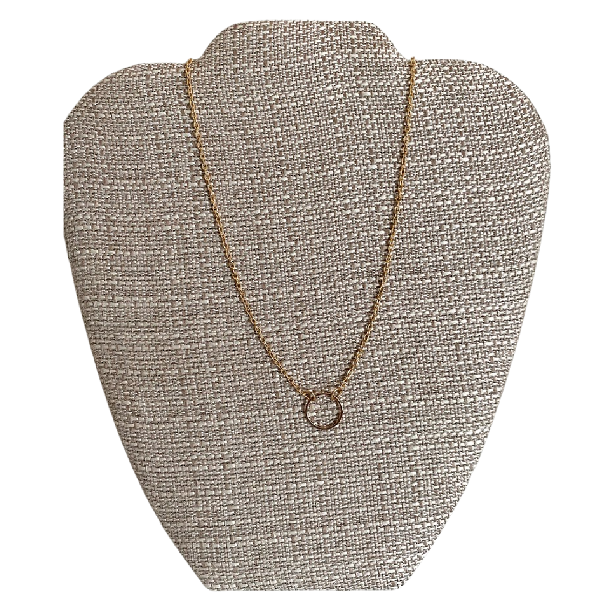 Drop Circle Necklace