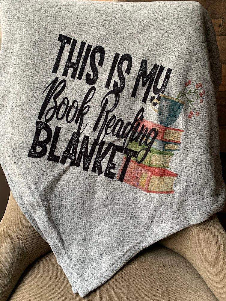 This is my Book Reading Sweater Blanket!