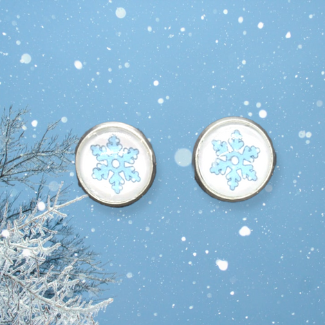 Snowflake Studs