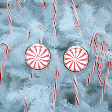 Peppermint Candy Earrings