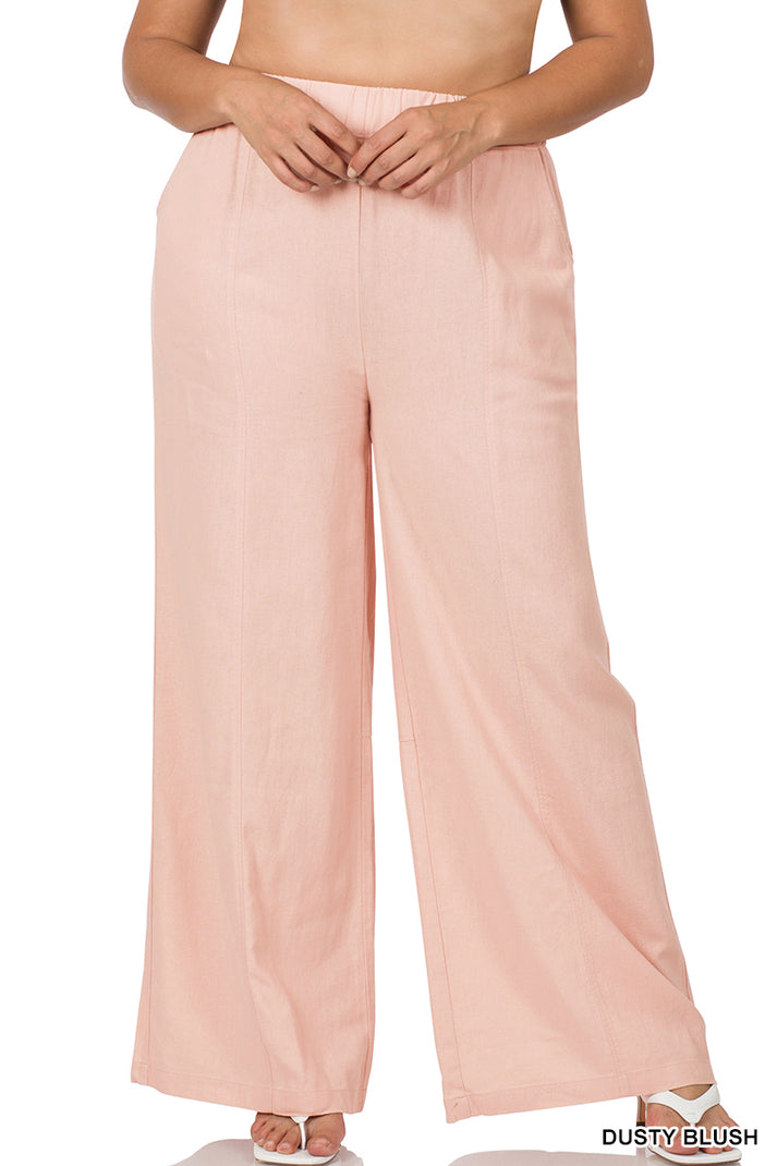 Curvy Linen Pants