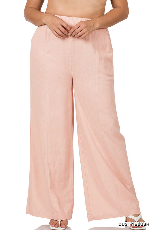 Curvy Linen Pants