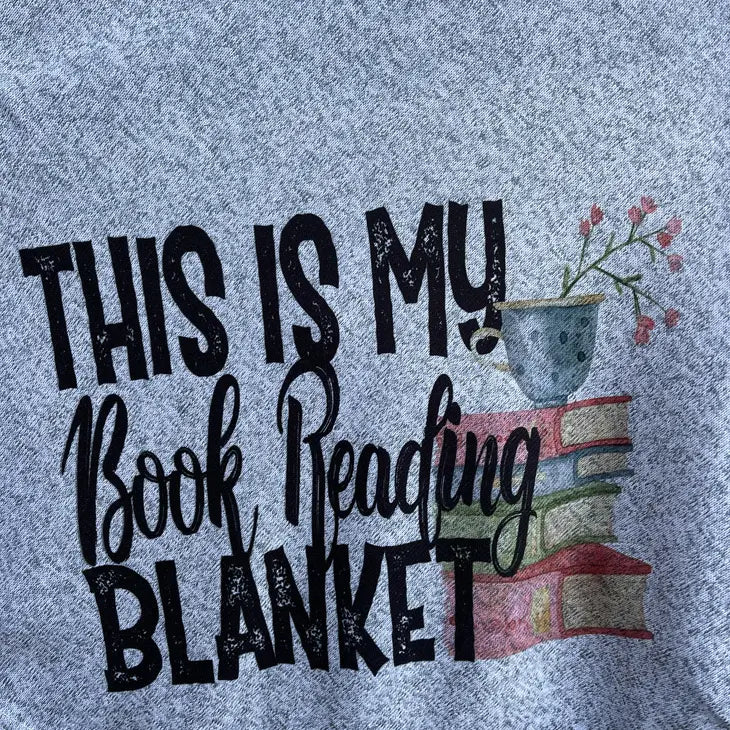 This is my Book Reading Sweater Blanket!