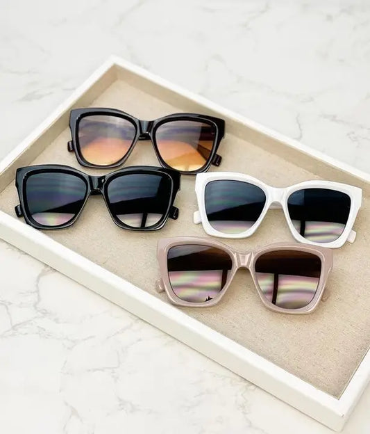 Becca Acetate Square Sunglasses