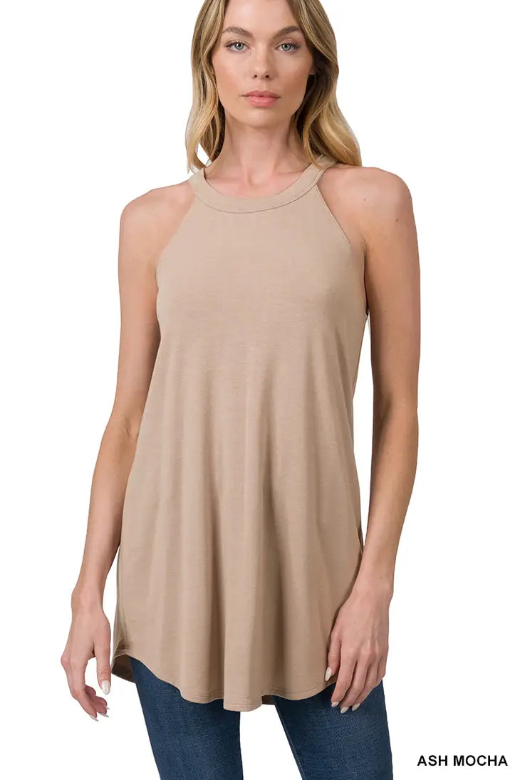 Halter Neck Tank Top