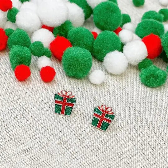 Christmas Present Earrings