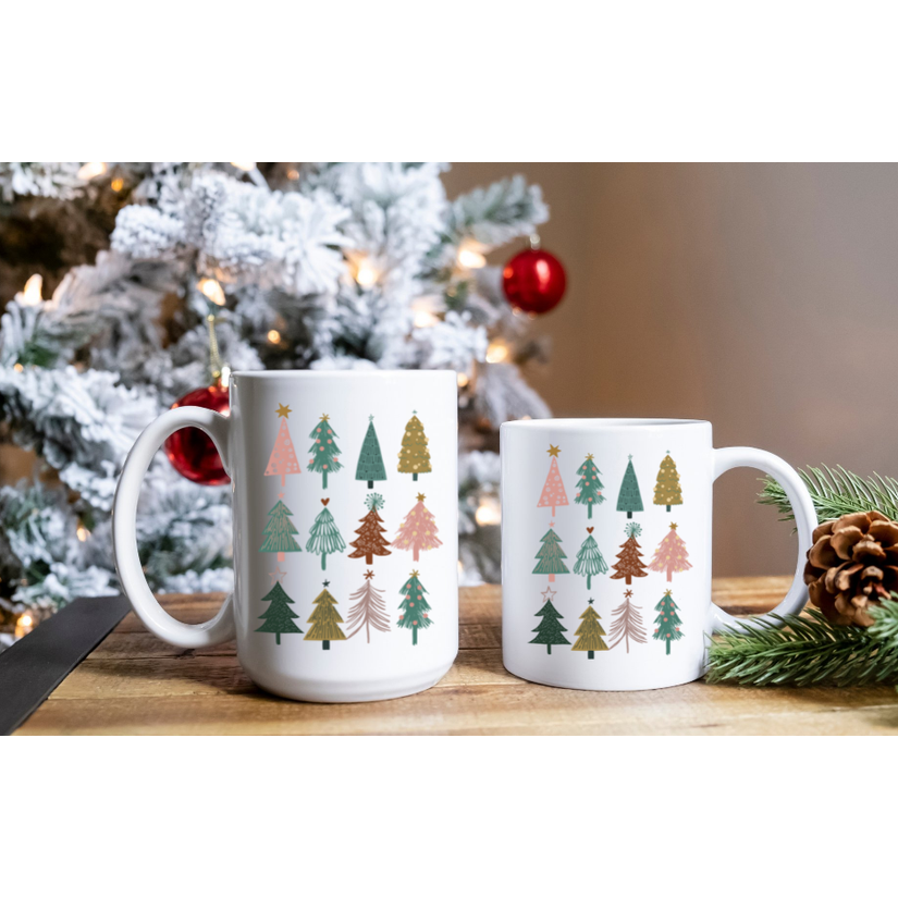 Christmas Tree Ceramic Mug