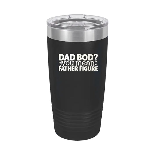 Dad Bod Black 20oz Insulated Tumbler