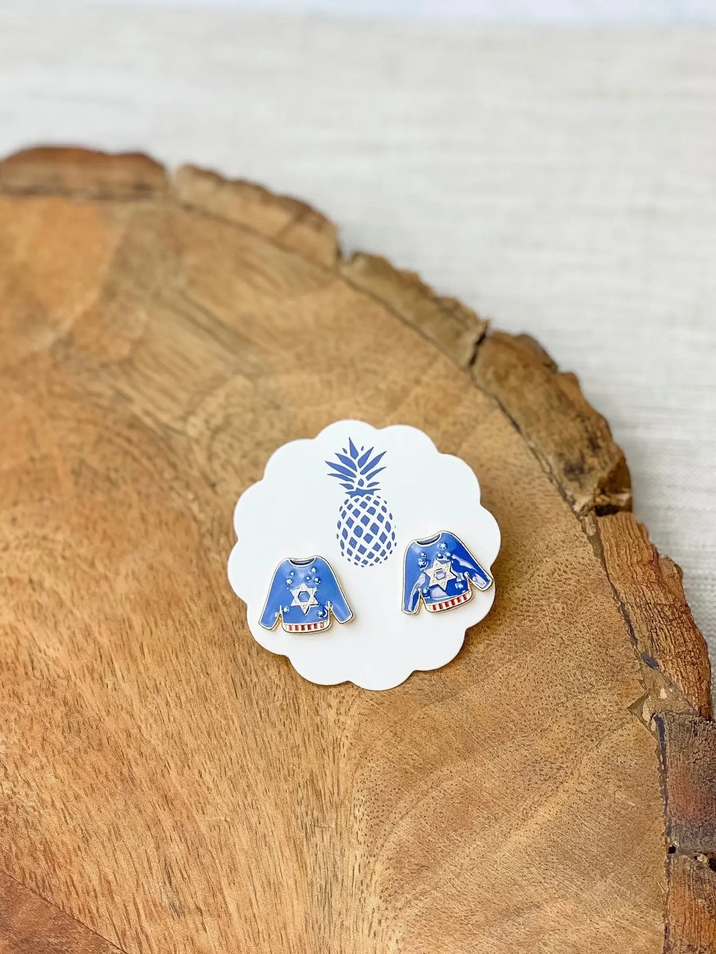 Hanukkah Earring Studs